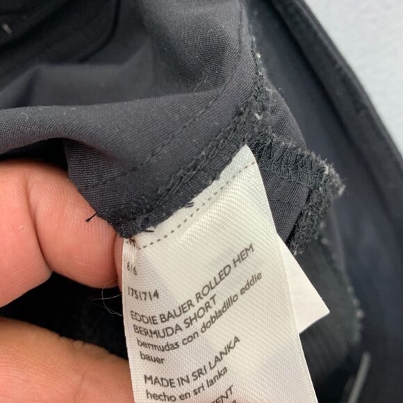 Eddie Bauer Shorts 6 Rolled Hem Bermuda Nylon Blend Stretch Hiking Outdoor - Picture 11 of 15